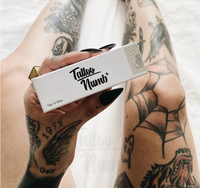 FYNDORS numbing cream in use